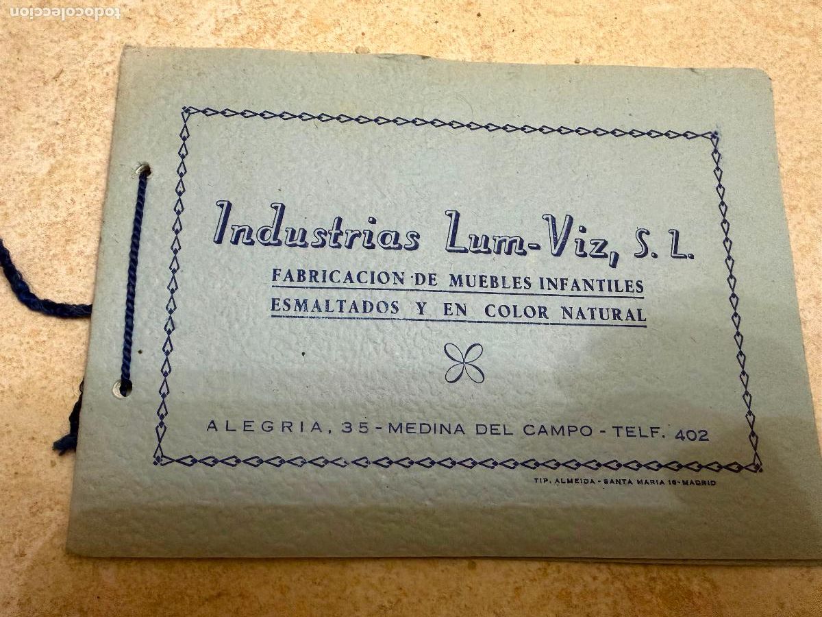 Cat&aacute;logos publicitarios: Cat&aacute;logo muebles infantiles industrias lum-viz Medina del Campo Valladolid