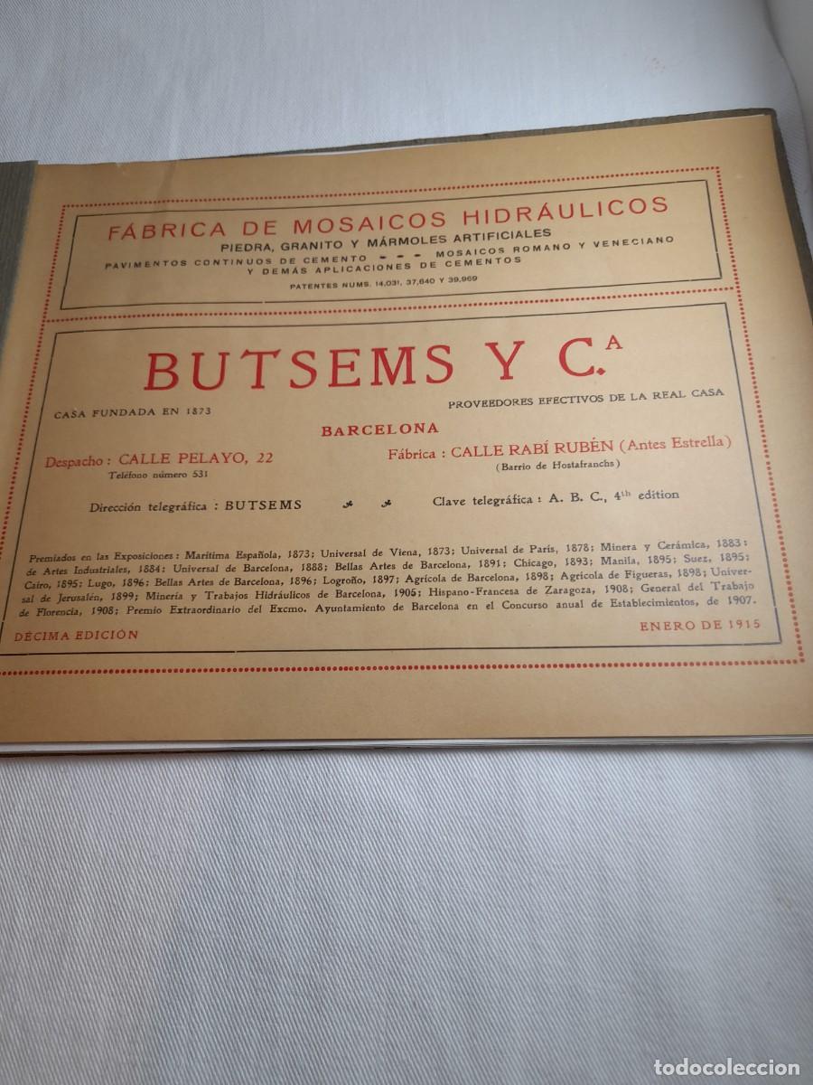 Cat&aacute;logos publicitarios: Cat&aacute;logo BUSTEMS MARMOLES ARTIFICIALES 1915 - Foto 2