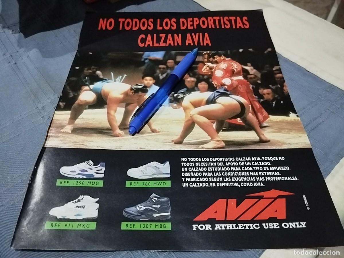 Cat&aacute;logos publicitarios: CALZADO DEPORTIVAS AVIA ANUNCIO PUBLICIDAD REVISTA 1992 BONITO PARA ENMARCAR
