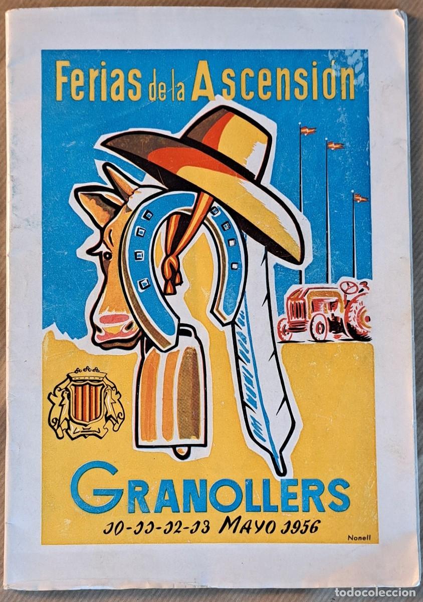 Cat&aacute;logos publicitarios: Ferias de la Ascensi&oacute;n Granollers 1956 &ndash; Exposici&oacute;n Ganadera y Agro‑Industrial