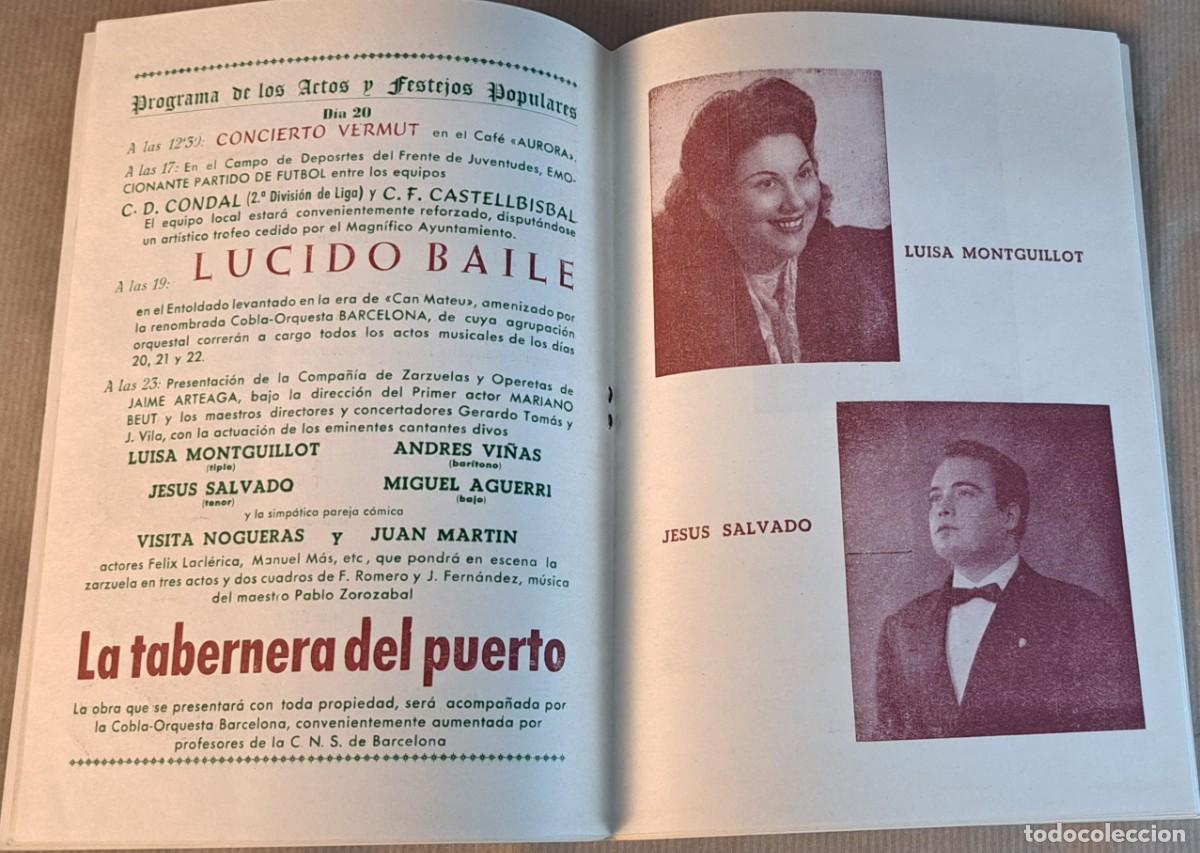 Cat&aacute;logos publicitarios: Fiesta Mayor Castellbisbal 1959 &ndash; Programa oficial - Foto 4