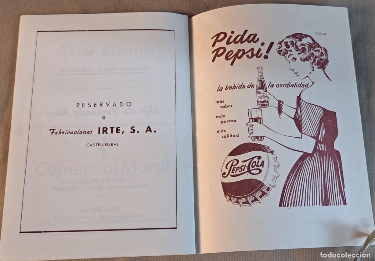 Cat&aacute;logos publicitarios: Fiesta Mayor Castellbisbal 1959 &ndash; Programa oficial - Foto 6