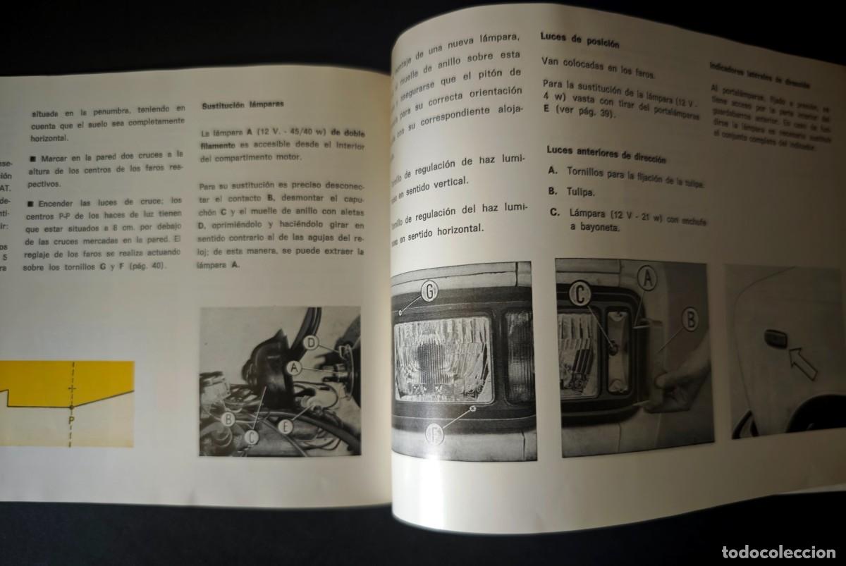 Cat&aacute;logos publicitarios: SEAT 124 D - CATALOGO - Foto 4