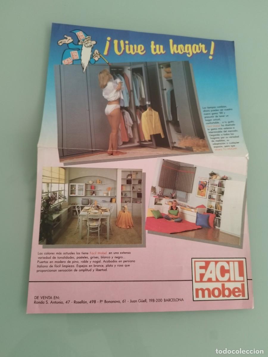Cat&aacute;logos publicitarios: Publicidad F&aacute;cil Mobel. F&aacute;cil Mobel, con direcciones de venta en Barcelona. A&ntilde;os 80.
