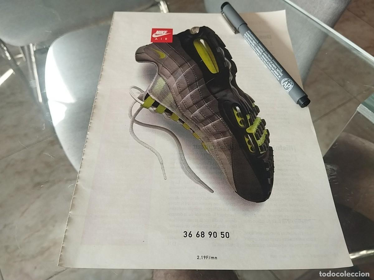 Cat&aacute;logos publicitarios: CALZADO ZAPATILLAS NIKE ANUNCIO PUBLICIDAD REVISTA FRANCESA 1995