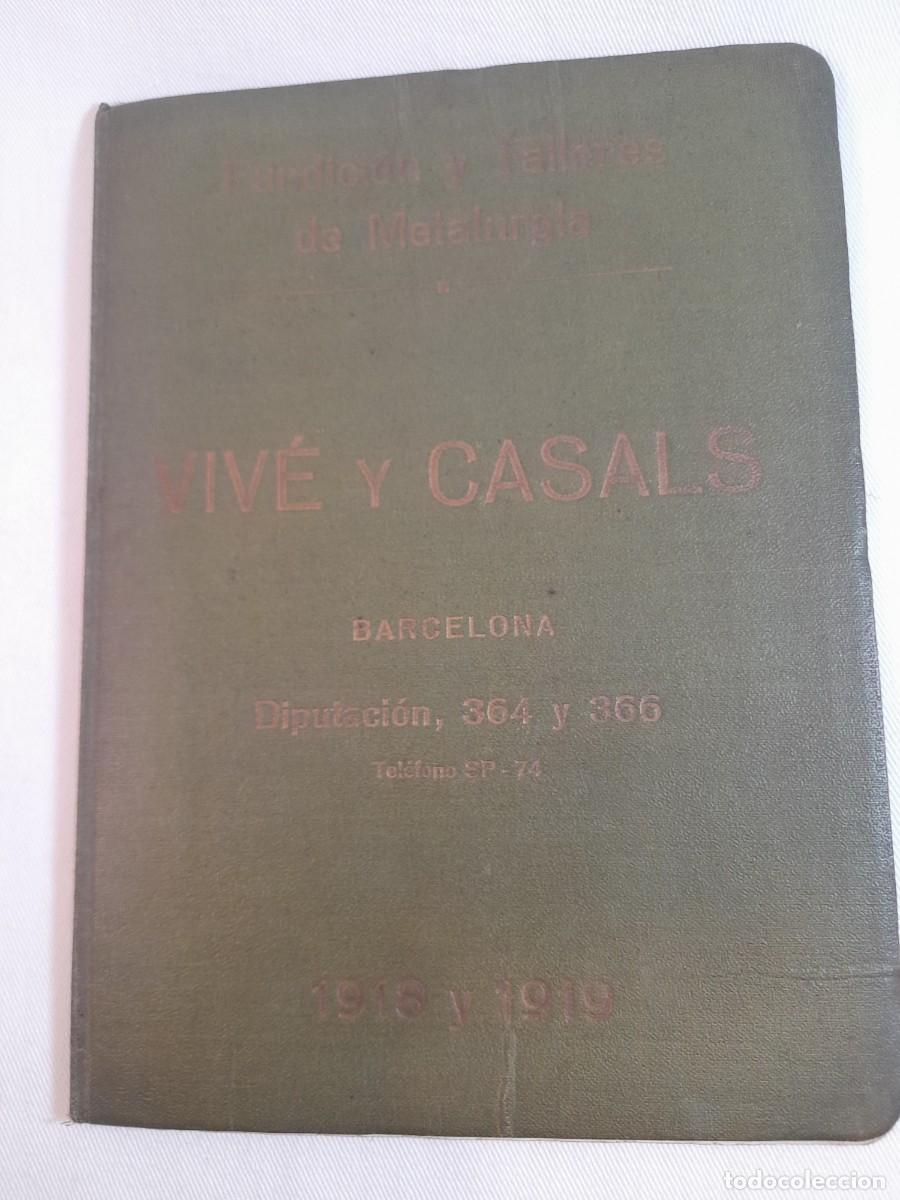 Cat&aacute;logos publicitarios: Cat&aacute;logo GRIFERIA 1918-19 METALURGIA &rdquo;Viv&eacute; y Casals &rdquo; Barcelona