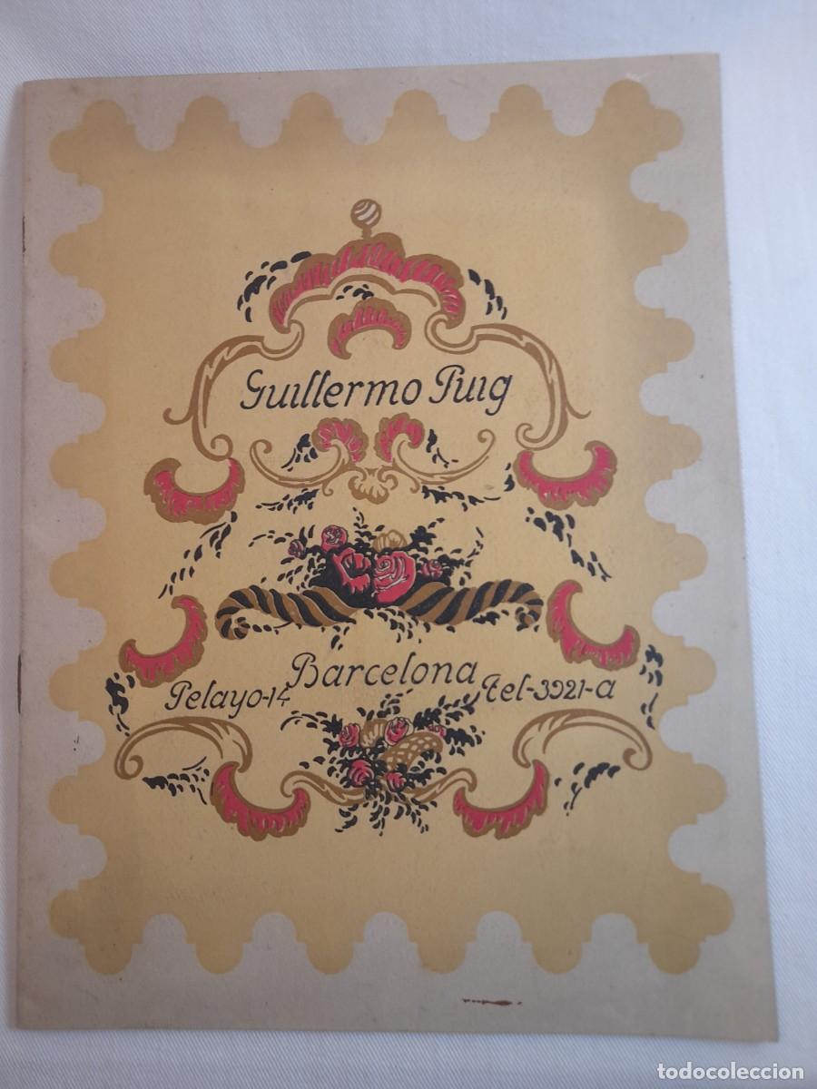 Cat&aacute;logos publicitarios: Cat&aacute;logo GALERIAS PUIG 1921 Barcelona calle Pelayo 14 Guillermo Puig
