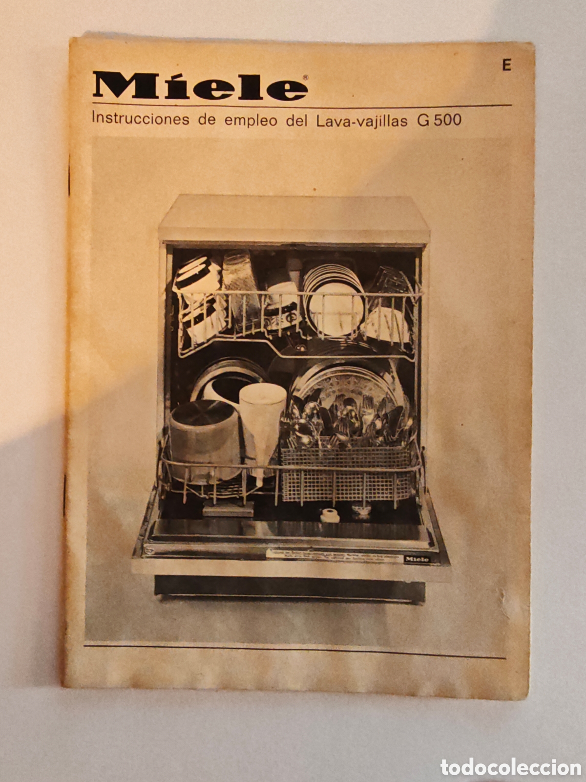 Cat&aacute;logos publicitarios: miele - lava vajillas g 500 - folleto - tdk296p