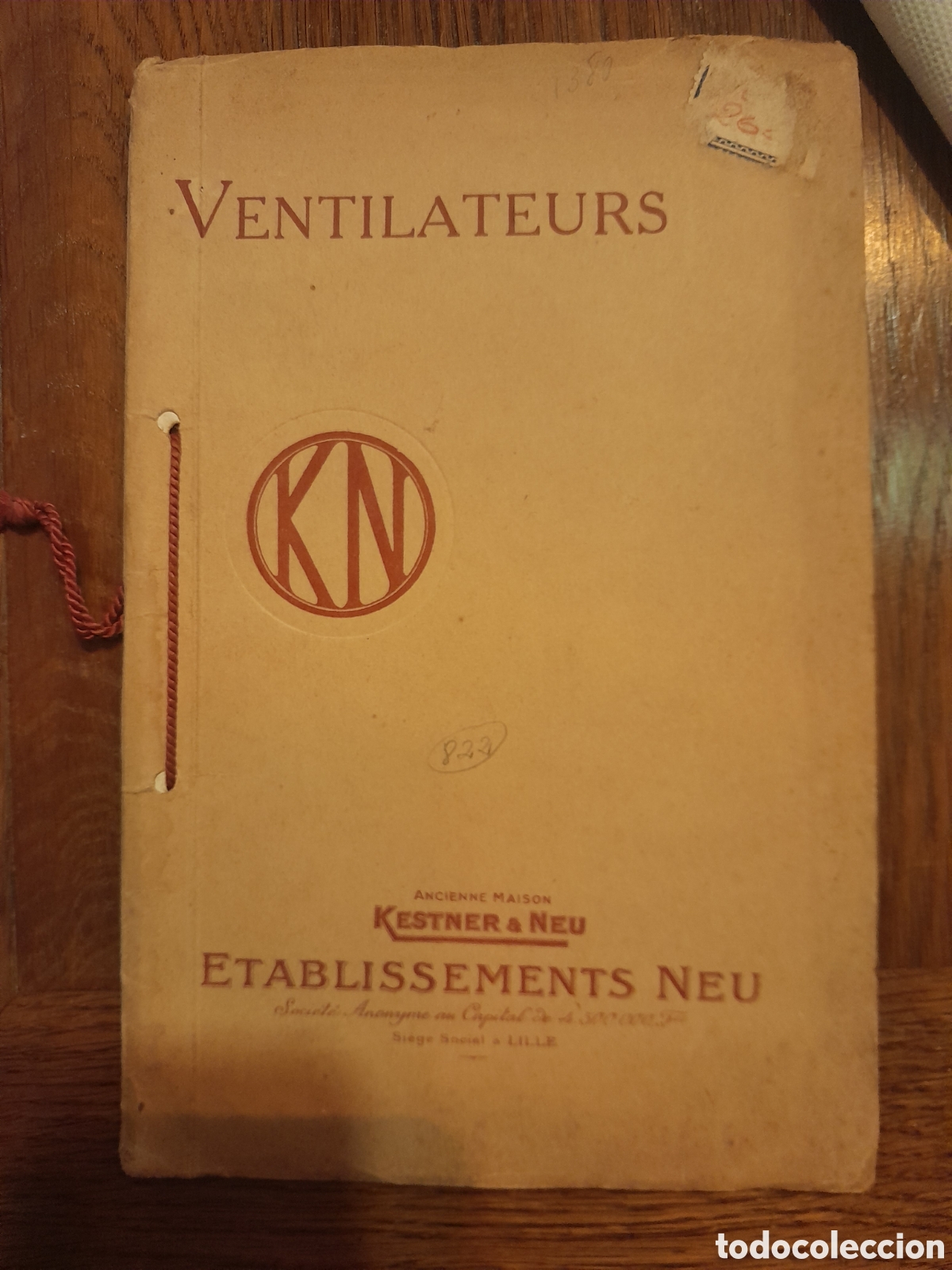 Cat&aacute;logos publicitarios: Ventilateurs kestner and Neu