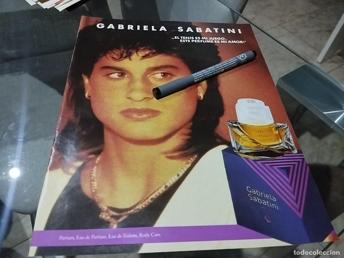Cat&aacute;logos publicitarios: PERFUME GABRIELA SABATINI REVERSO WHISKY BRANDY GRAN DUQUE D'ALBA ANUNCIO PUBLICIDAD REVISTA 1990