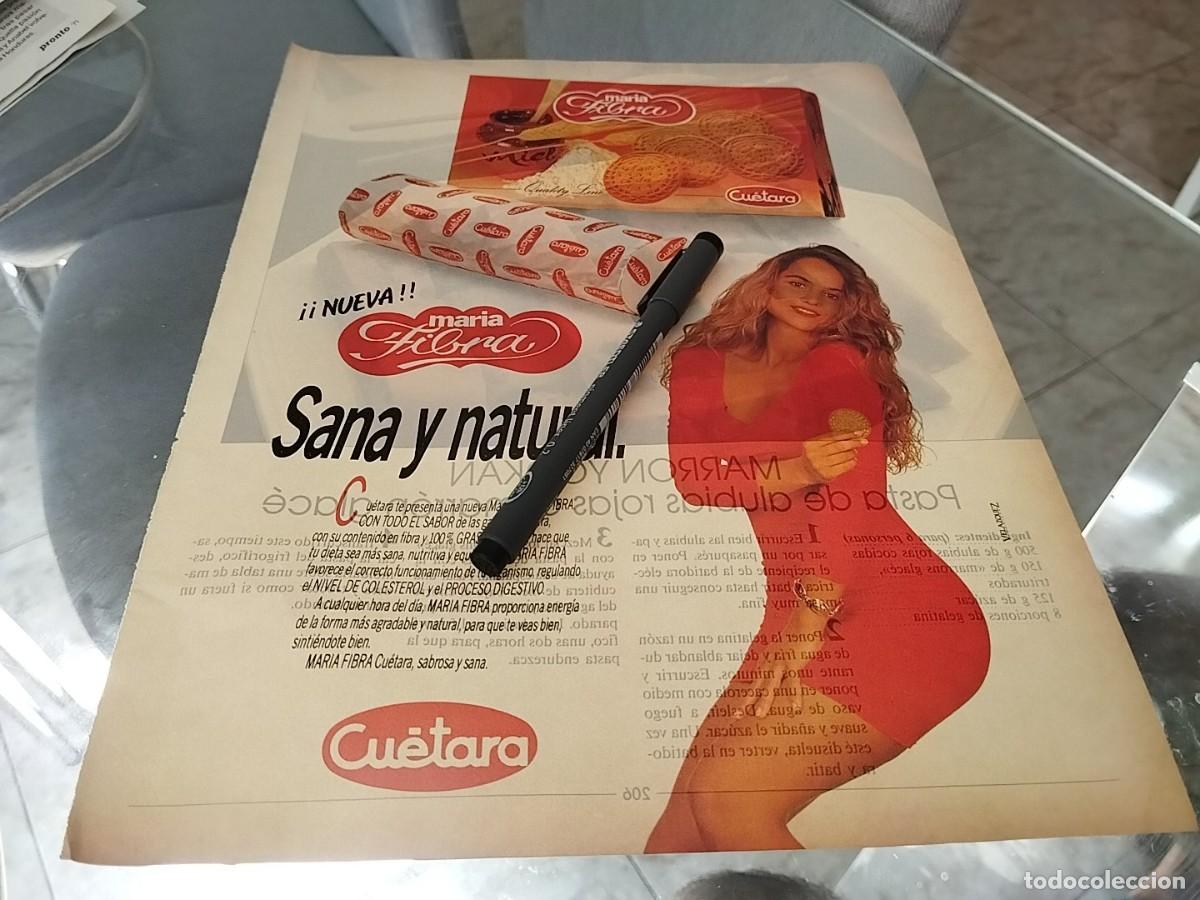 Cat&aacute;logos publicitarios: GALLETAS MARIA FIBRA CUETARA ANTIGUO ANUNCIO PUBLICIDAD REVISTA