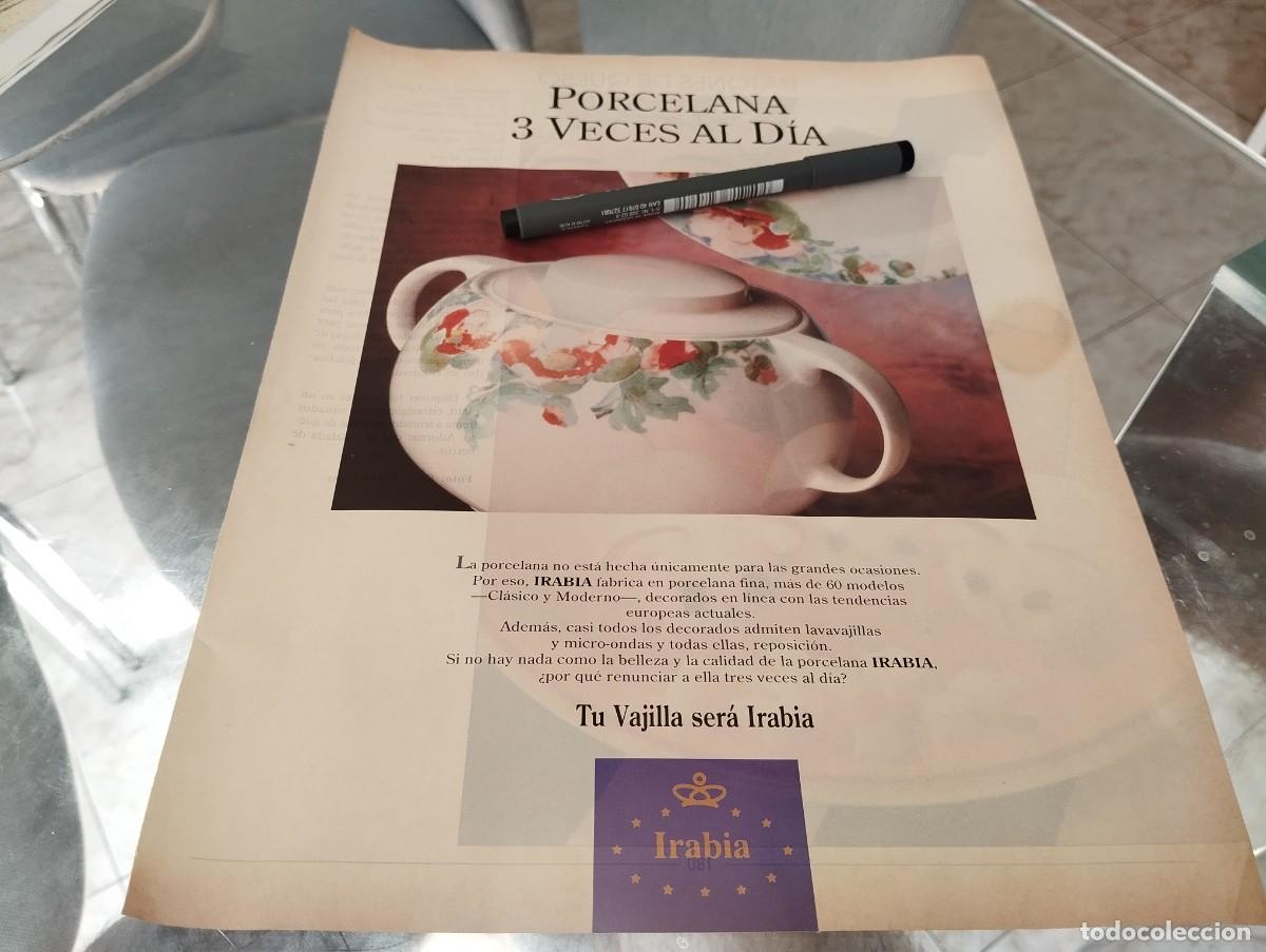 Cat&aacute;logos publicitarios: PORCELANA IRABIA ANTIGUO ANUNCIO PUBLICIDAD REVISTA
