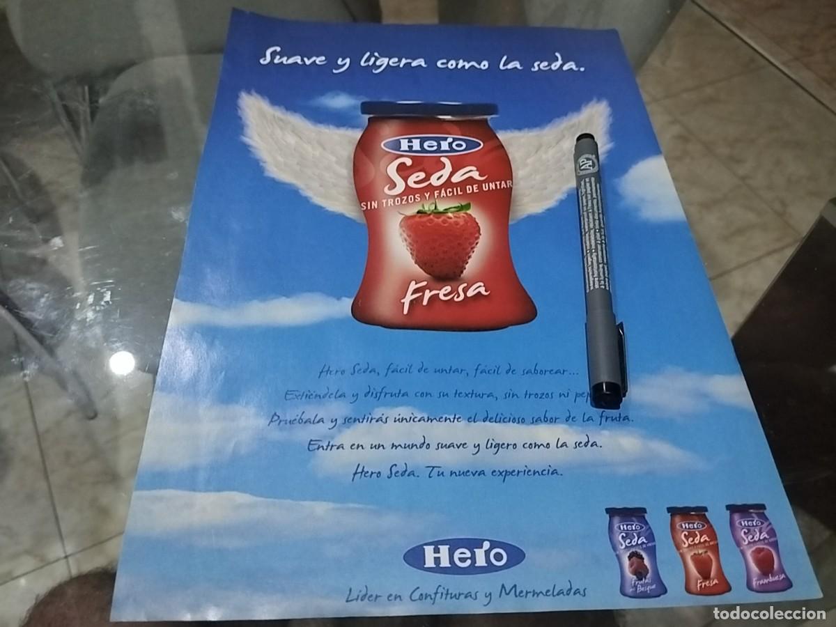 Cat&aacute;logos publicitarios: MERMELADA FRESA HERO SEDA ANTIGUO ANUNCIO PUBLICIDAD REVISTA 1996