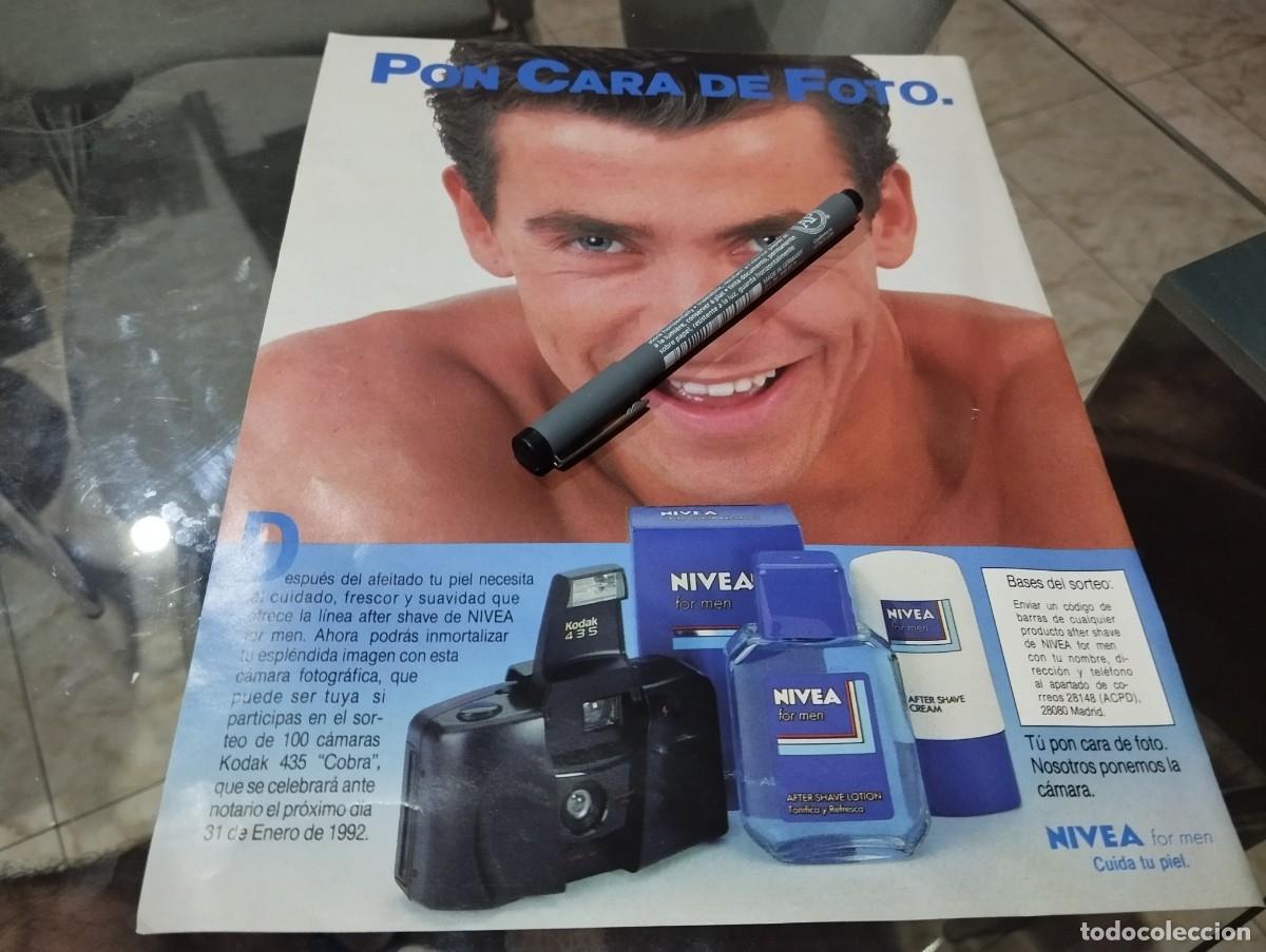 Cat&aacute;logos publicitarios: NIVEA AFTER SHAVE ANUNCIO PUBLICIDAD REVISTA 1991 BONITO PARA ENMARCAR