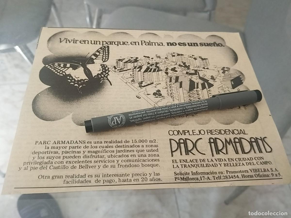 Cat&aacute;logos publicitarios: COMPLEJO RESIDENCIAL PARC ARMADANS MALLORCA ANTIGUO RECORTE PERI&Oacute;DICO