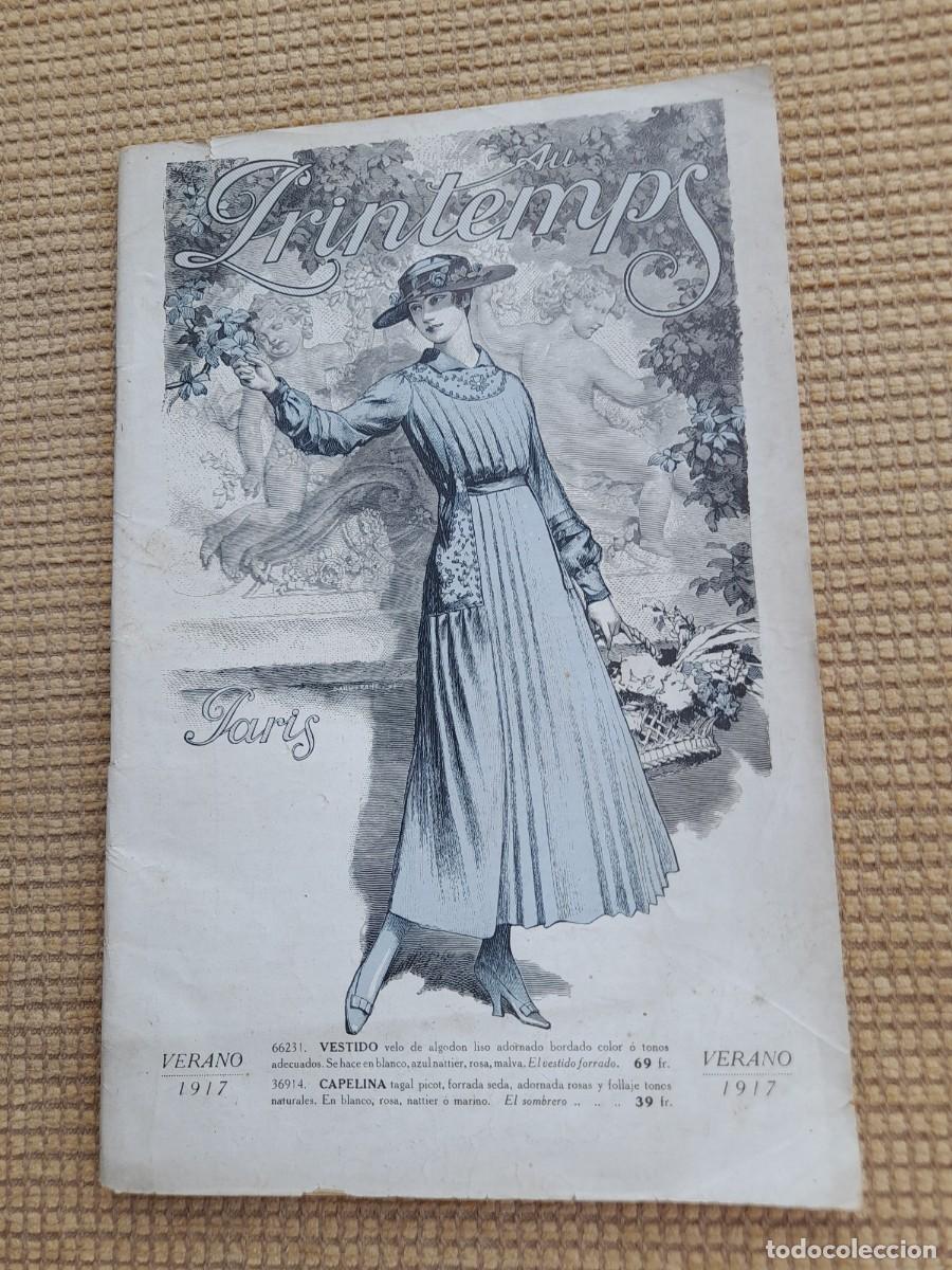Cat&aacute;logos publicitarios: CATALOGO MODA 1917 &rdquo;PRINTEMPS&rdquo; VERANO (EN CASTELLANO)