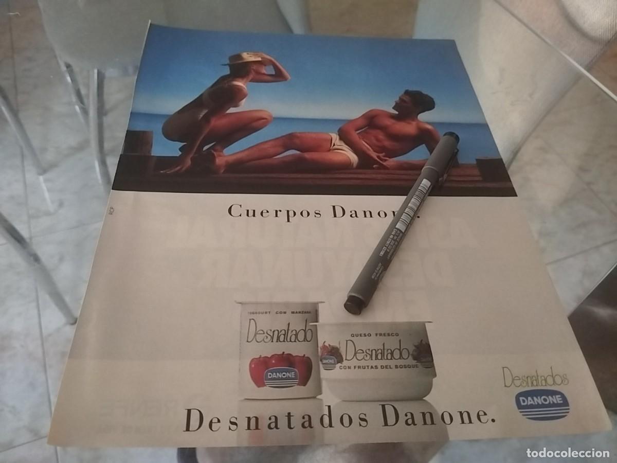 Cat&aacute;logos publicitarios: DANONE DESNATADO ANUNCIO PUBLICIDAD REVISTA 1991 BONITO PAR&Aacute; ENMARCAR