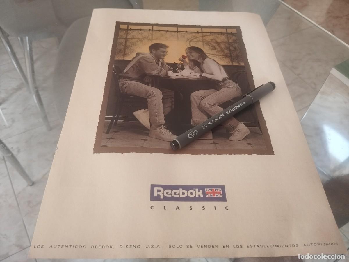Cat&aacute;logos publicitarios: CALZADO ZAPATILLAS REEBOK CLASSIC ANUNCIO PUBLICIDAD REVISTA 1992 BONITO PARA ENMARCAR