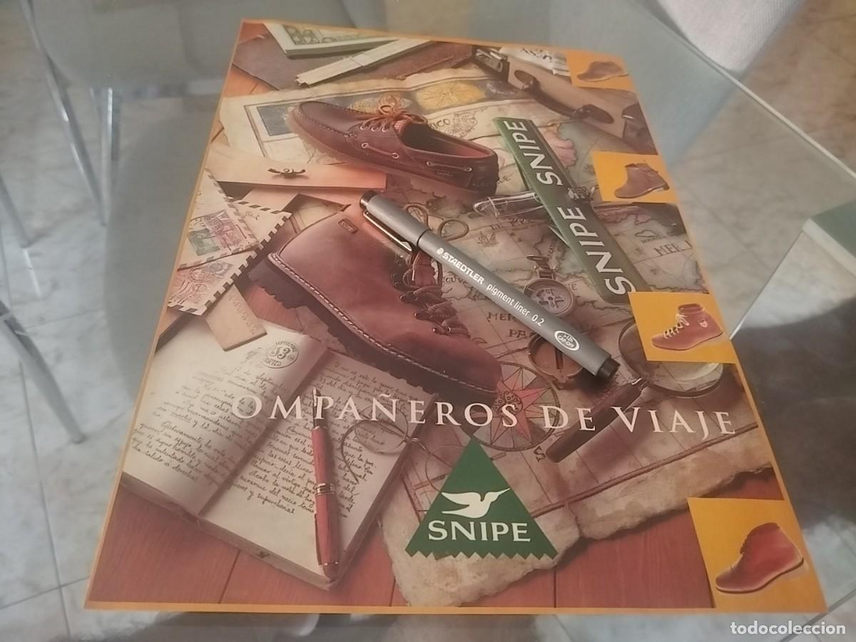Cat&aacute;logos publicitarios: CALZADO ZAPATOS SNIPE ANUNCIO PUBLICIDAD REVISTA 1992
