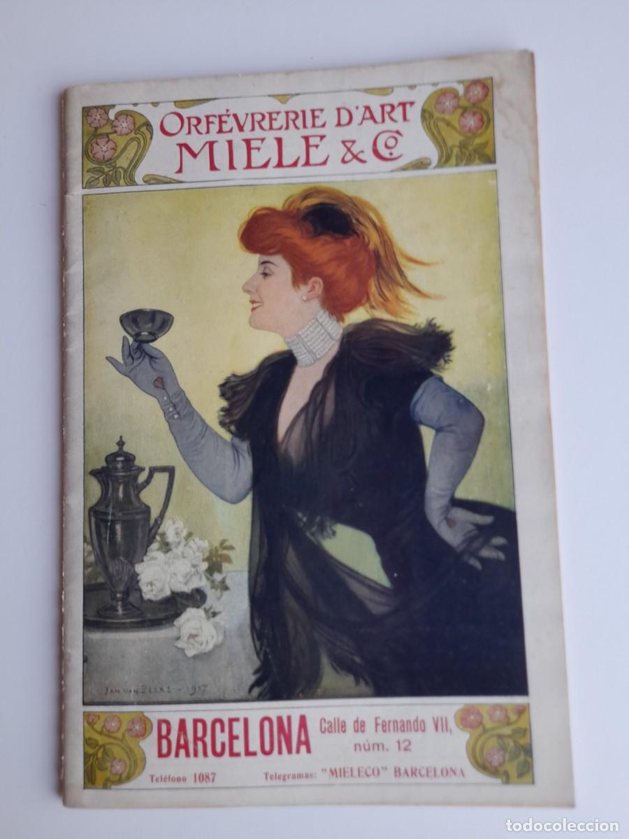 Cat&aacute;logos publicitarios: Cat&aacute;logo MIELE 1910 Orfebrer&iacute;a Plateada. Madrid/Barcelona,
