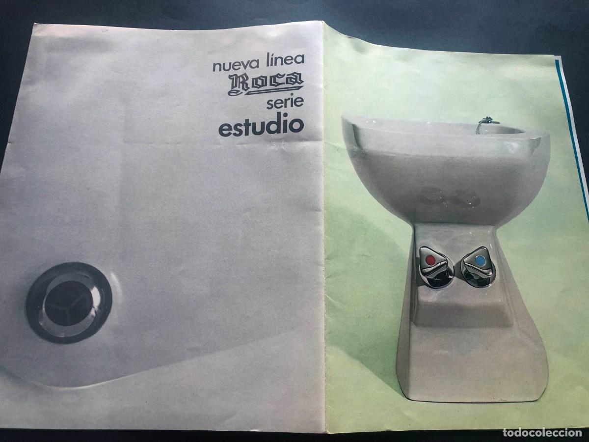 Cat&aacute;logos publicitarios: SANITARIOS ROCA - SERIE ESTUDIO / A&Ntilde;O 1970 / 8 P&Aacute;GINAS /