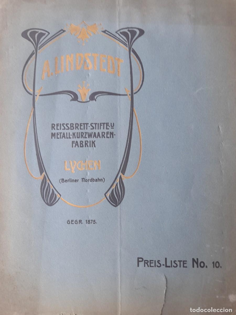 Cat&aacute;logos publicitarios: Cat&aacute;logo CHINCHETAS Y PEQUE&Ntilde;AS PIEZAS METALICAS-1900 A.LINDSREDT (EN ALEM&Aacute;N)