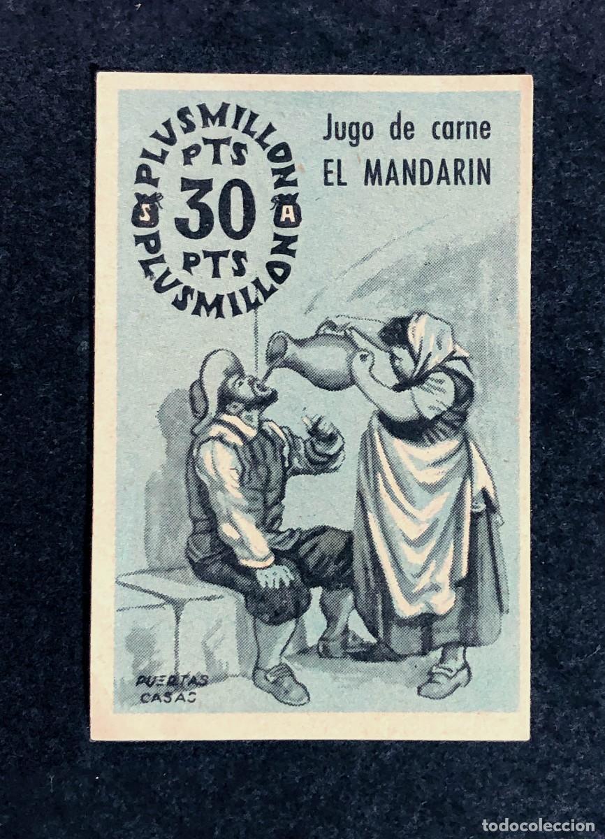 Cat&aacute;logos publicitarios: PLUS MILL&Oacute;N - 30 PESETAS / JUGO DE CARNE EL MANDAR&Iacute;N