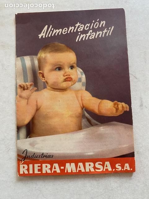 Cat&aacute;logos publicitarios: Riera-Marsa. Cuadernillo publicitario recetario. A&ntilde;os 60