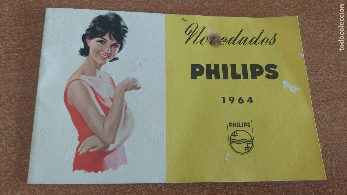 Cat&aacute;logos publicitarios: Cat&aacute;logo novedades Philips 1964