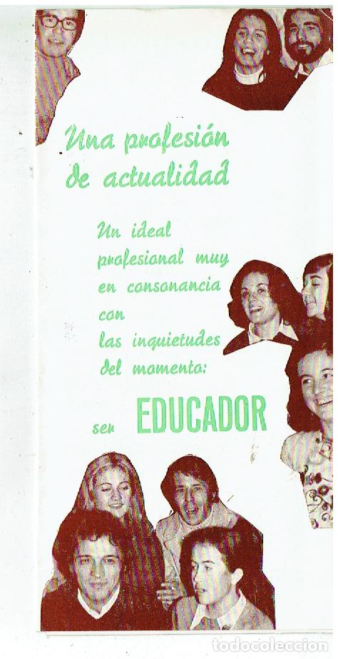 Cat&aacute;logos publicitarios: UNA PROFESI&Oacute;N DE ACTUALIDAD: EDUCADOR. ESCUELA DEL PROFESORADO DE E. G. B. A&Ntilde;O 2000.(ST/A12)