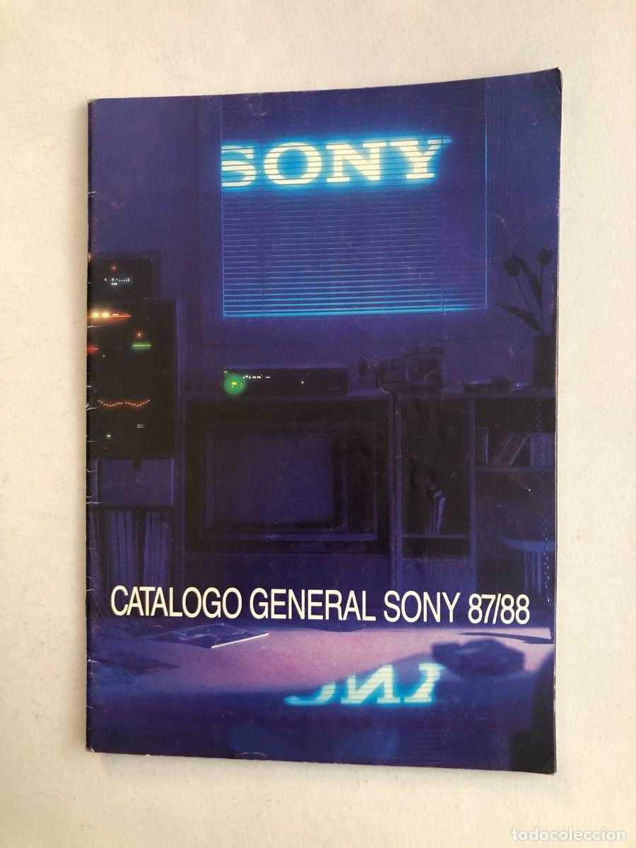 Cat&aacute;logos publicitarios: CAT&Aacute;LOGO GENERAL SONY 87/88