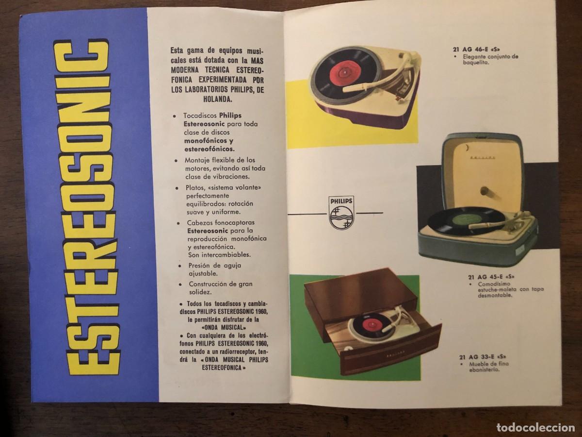 Cat&aacute;logos publicitarios: DESPLEGABLE ESTEREOSONE PHILIPS - Foto 2