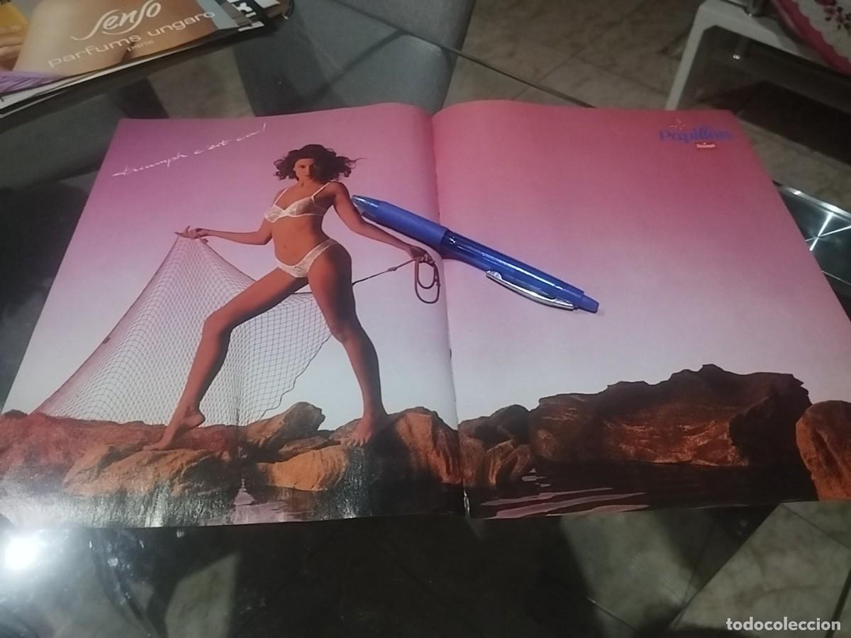 Cat&aacute;logos publicitarios: TRIUMPH PAPILLON LENCERIA ROPA INTERIOR &Iacute;NTIMA ANUNCIO PUBLICIDAD CLIPPING REVISTA FRANCESA 1989
