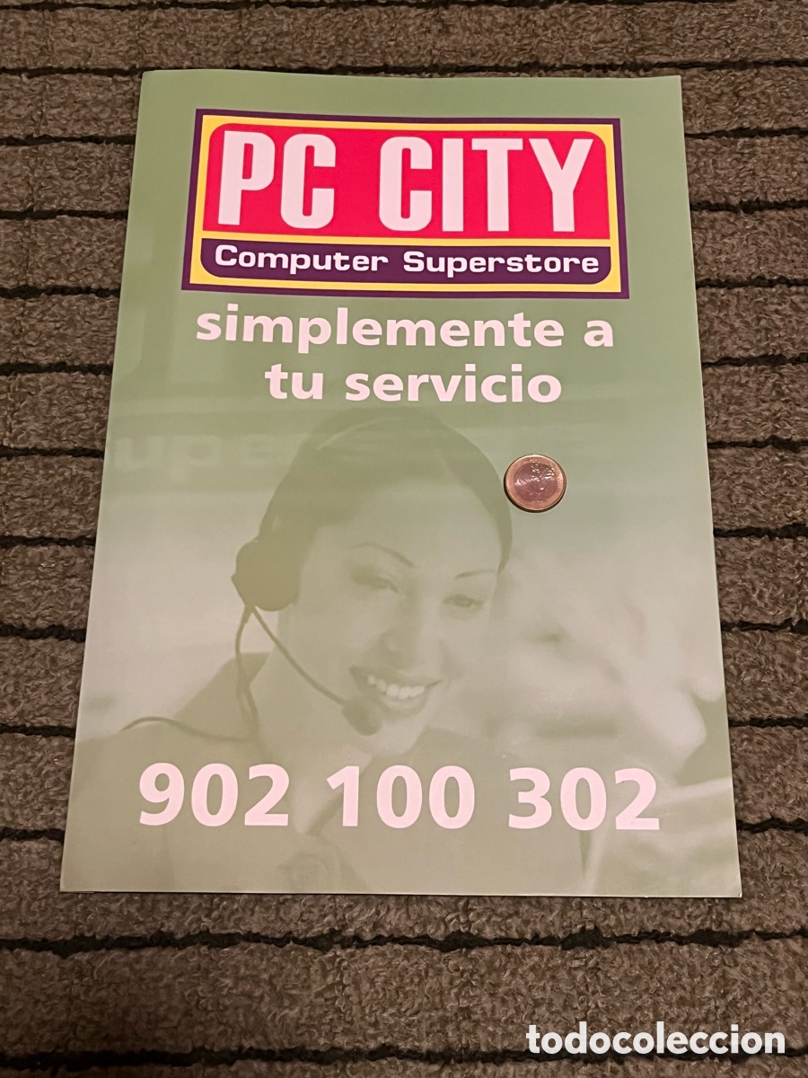 Cat&aacute;logos publicitarios: Carpeta publicidad PC CITY + folletos