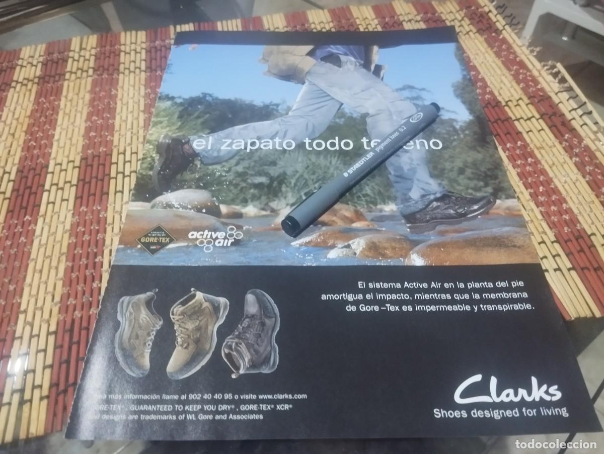 Cat&aacute;logos publicitarios: CALZADO ZAPATOS CLARKS CLIPPING ANUNCIO PUBLICIDAD REVISTA 2007 BONITO PARA ENMARCAR