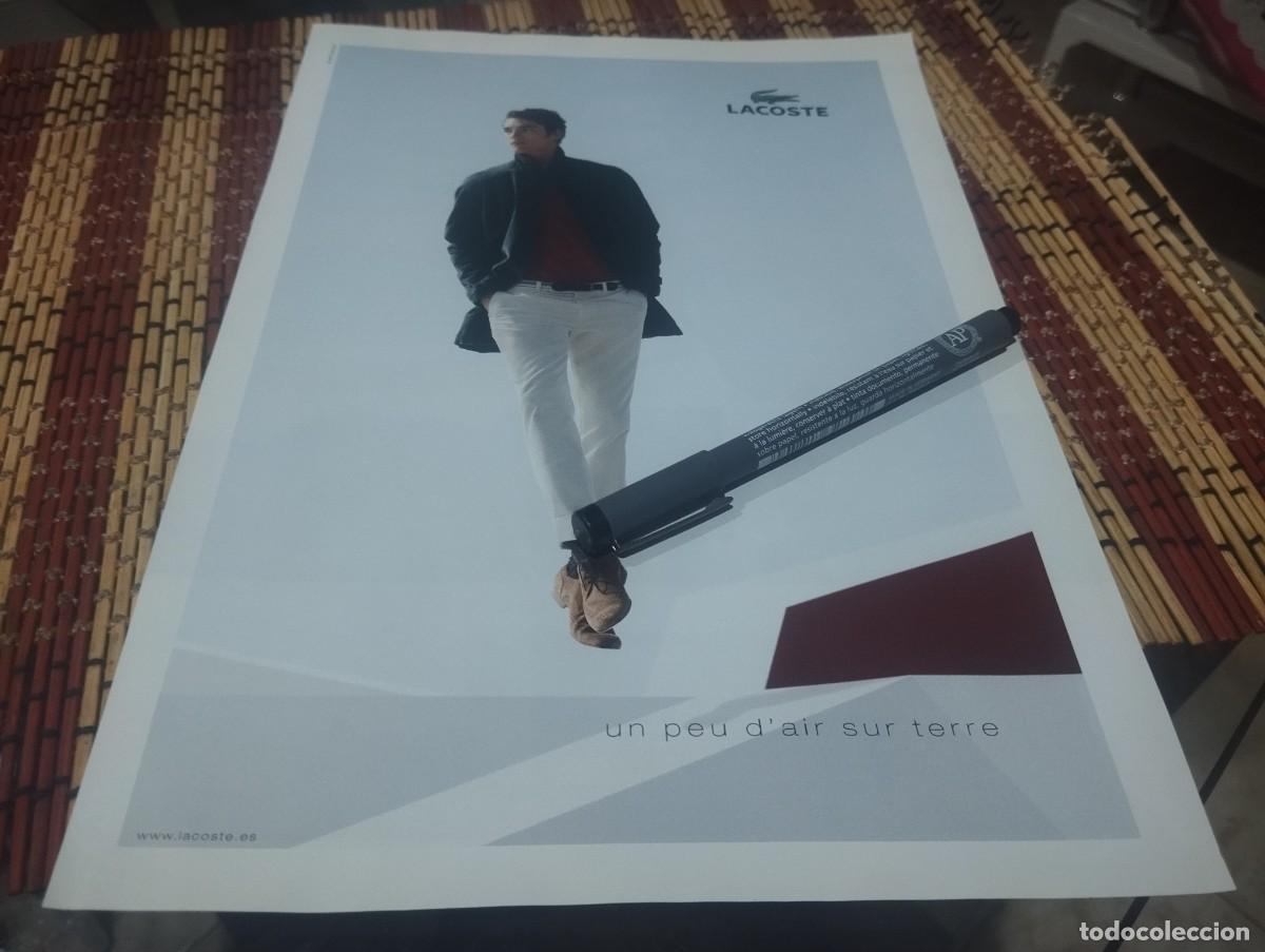 Cat&aacute;logos publicitarios: LACOSTE ROPA HOMBRE CLIPPING ANUNCIO PUBLICIDAD REVISTA 2007 BONITO PARA ENMARCAR