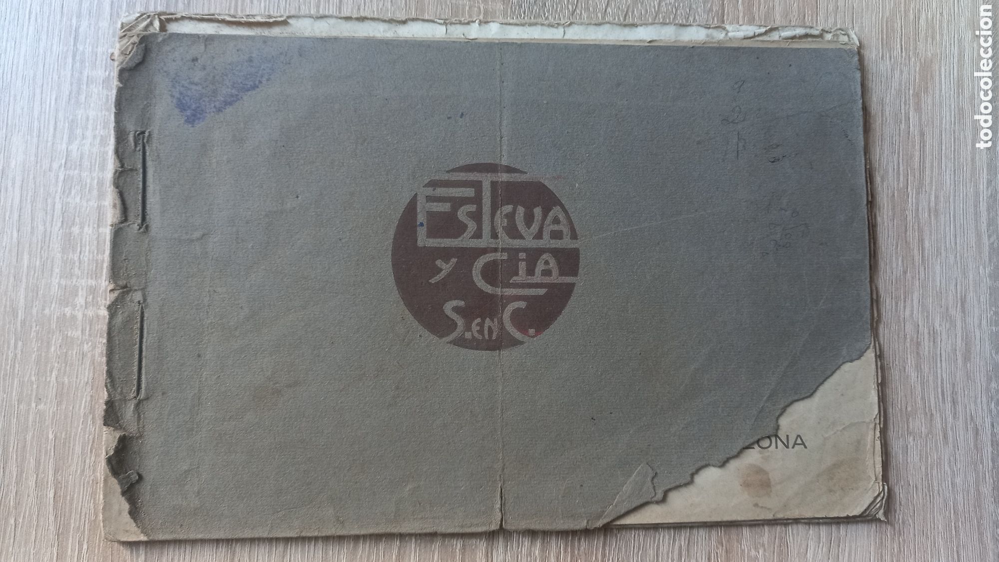 Cat&aacute;logos publicitarios: Cat&aacute;logo + Suplemento molduras de madera. Esteva y C&iacute;a. Barcelona 1923