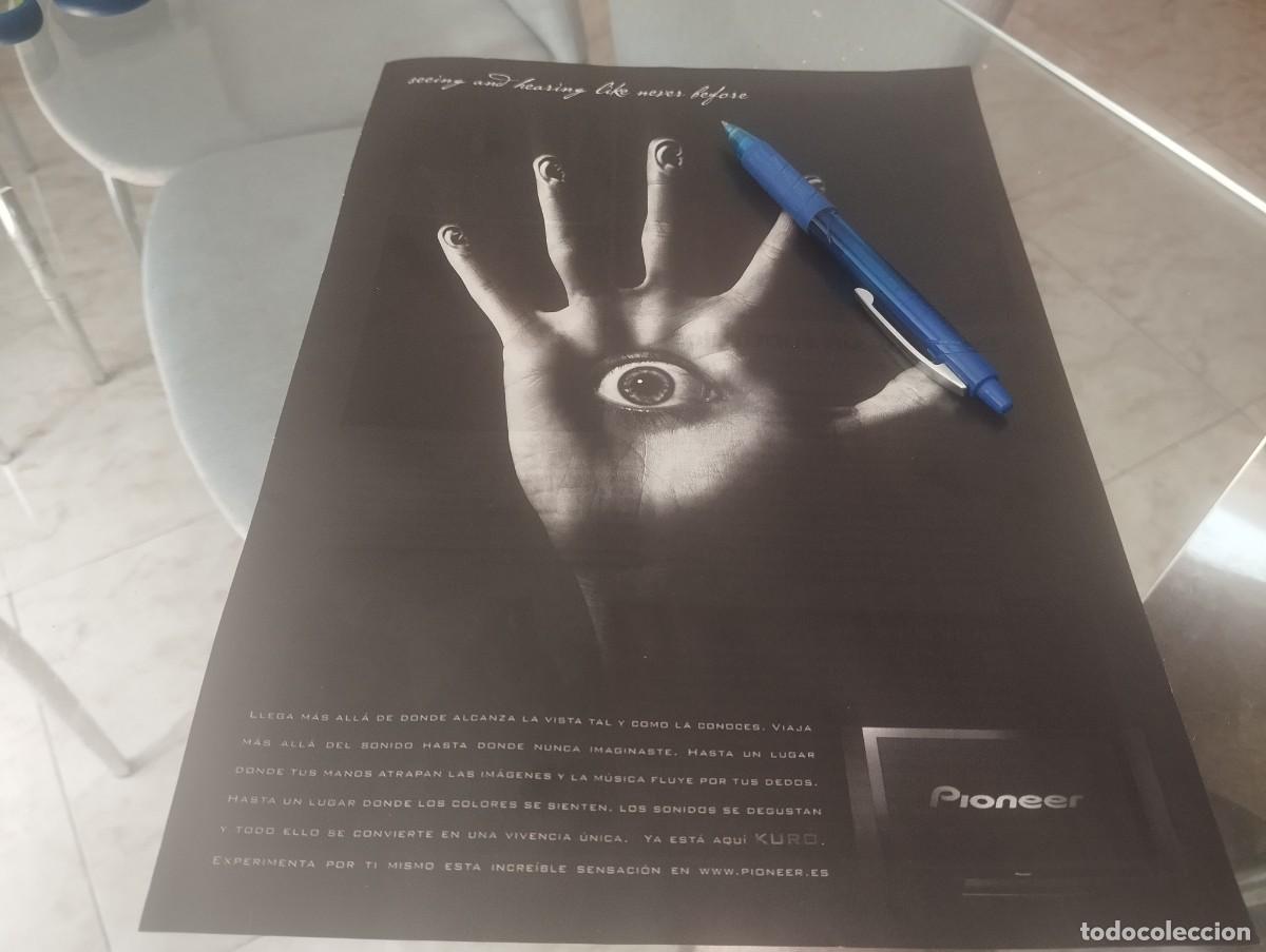 Cat&aacute;logos publicitarios: PIONEER KURO CLIPPING ANUNCIO PUBLICIDAD REVISTA 2007 BONITO PARA ENMARCAR