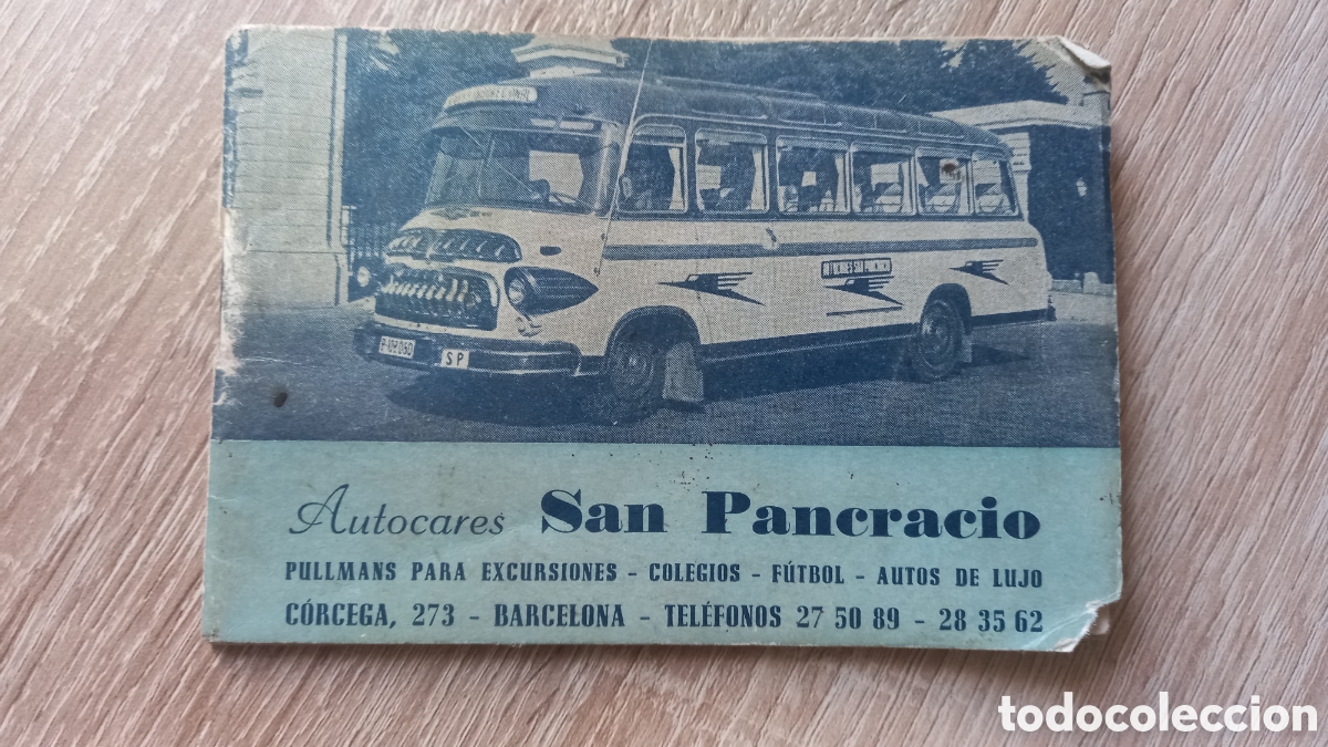 Cat&aacute;logos publicitarios: Autocares San Pancracio. Librito
