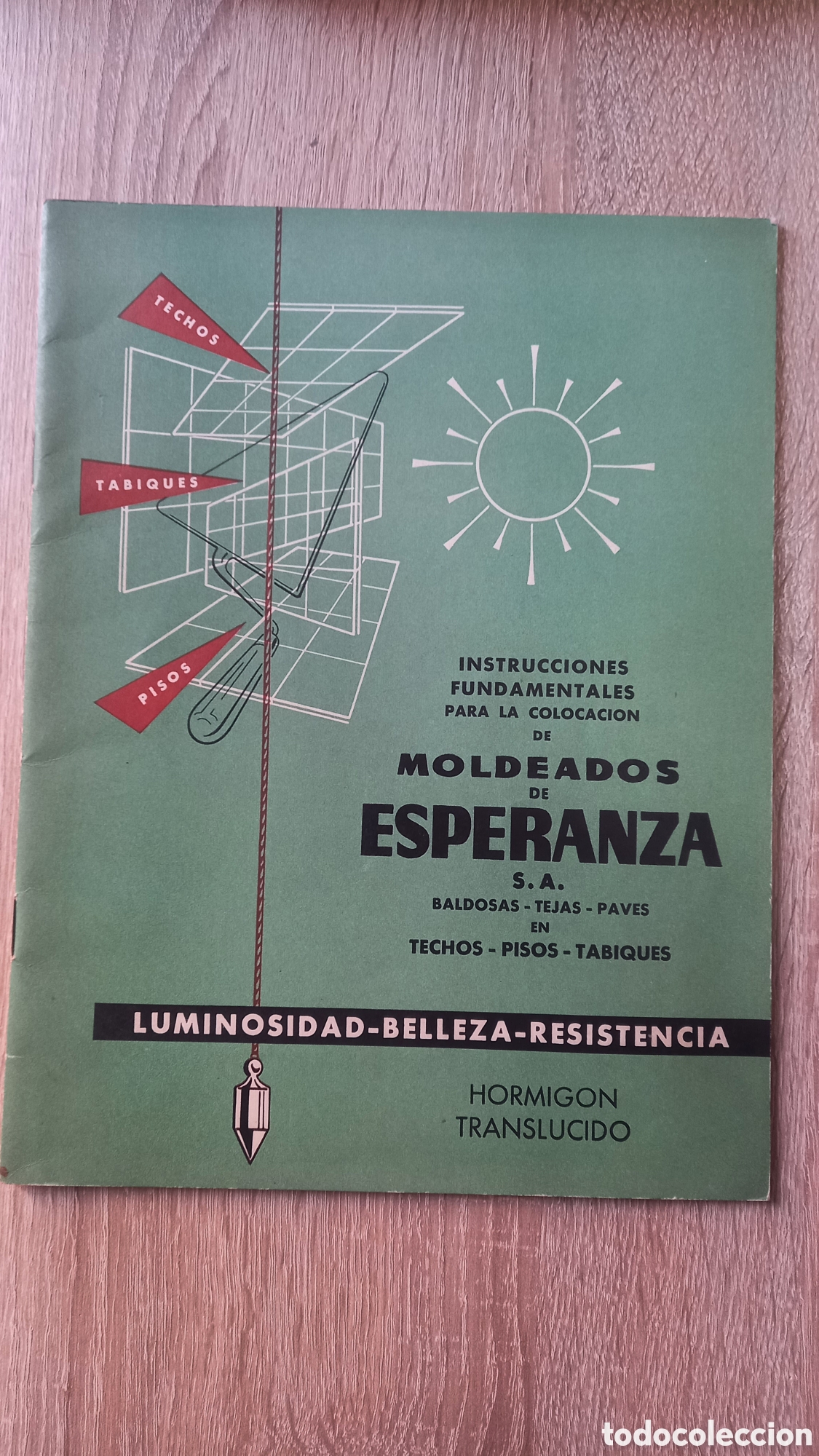 Cat&aacute;logos publicitarios: Catalogo vidrio Moldeados de Esperanza SA