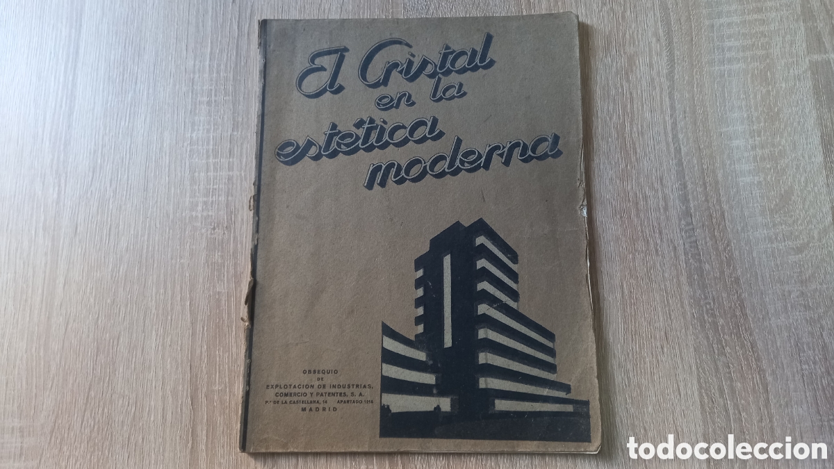 Cat&aacute;logos publicitarios: El Cristal en la est&eacute;tica Moderna. A&ntilde;os 30s