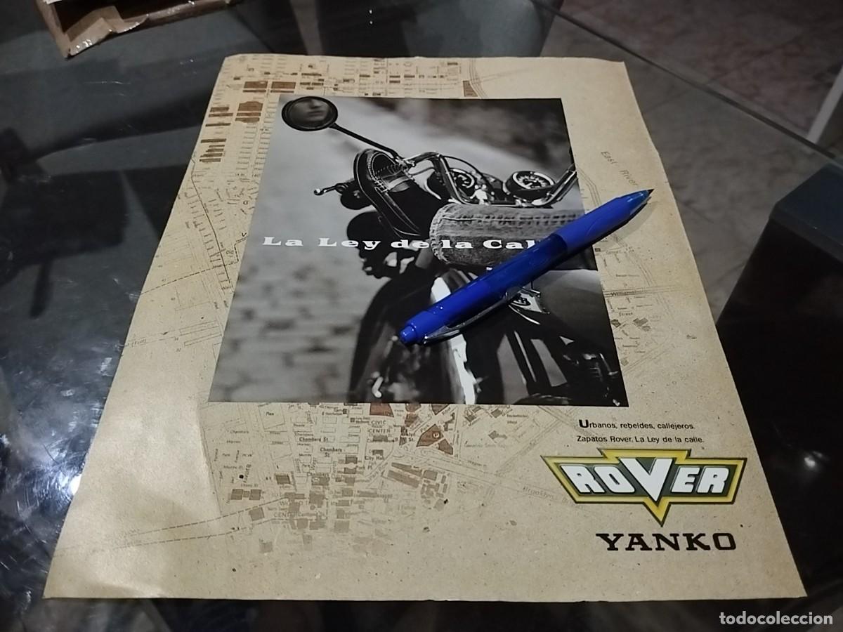 Cat&aacute;logos publicitarios: ZAPATOS ROVER YANKO ANUNCIO PUBLICIDAD REVISTA 1989 BONITO PARA ENMARCAR