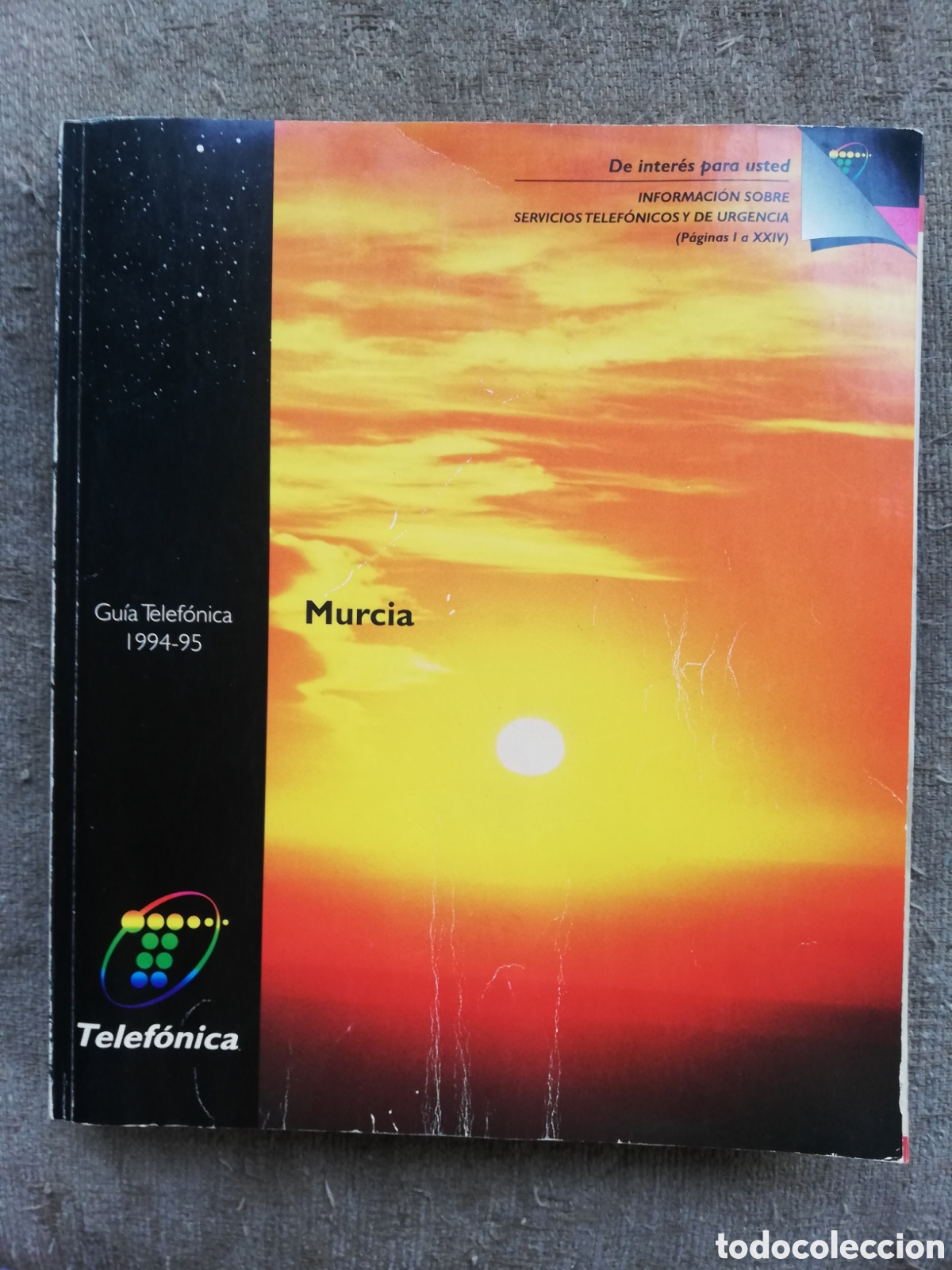 Advertising Catalogs: Gu&iacute;a telef&oacute;nica Murcia. A&ntilde;os 1994-95.