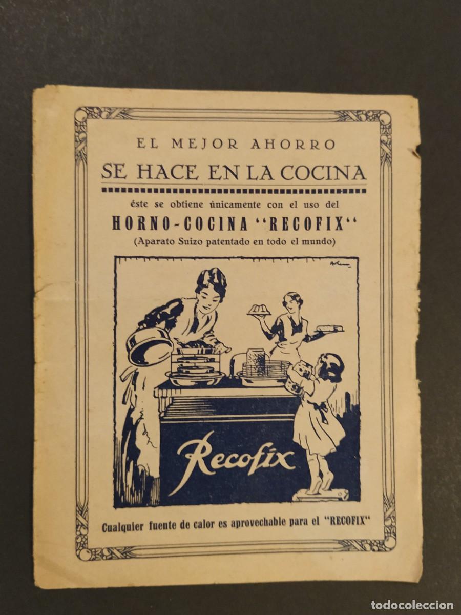Cat&aacute;logos publicitarios: HORNO COCINA RECOFIX - PUBLICIDAD ANTIGUA -VER FOTOS-(K-16.085)