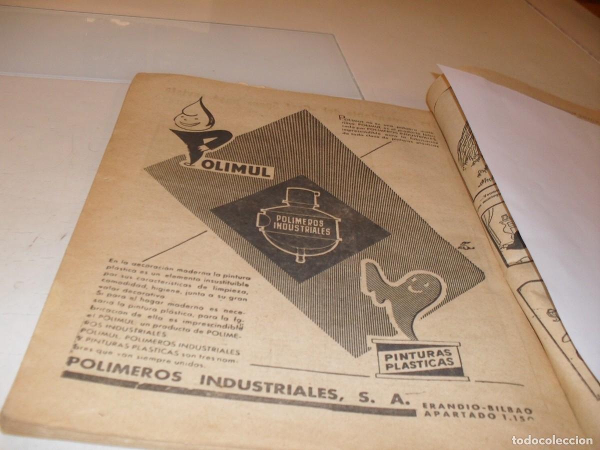 Cat&aacute;logos publicitarios: (REF 93),BELLA LAMINA PUBLICITARIA PINTURAS PLASTICAS OLIMUL,EDITADO EN 1957