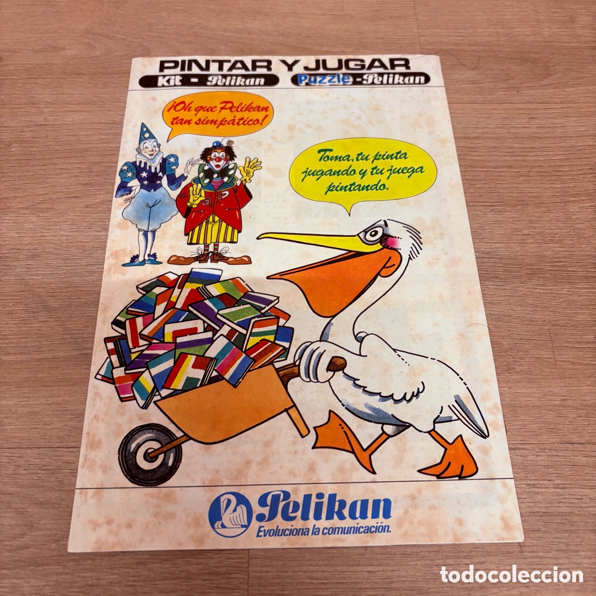 Cat&aacute;logos publicitarios: Catalogo de 1979 pelikan pintar y jugar kit puzzle