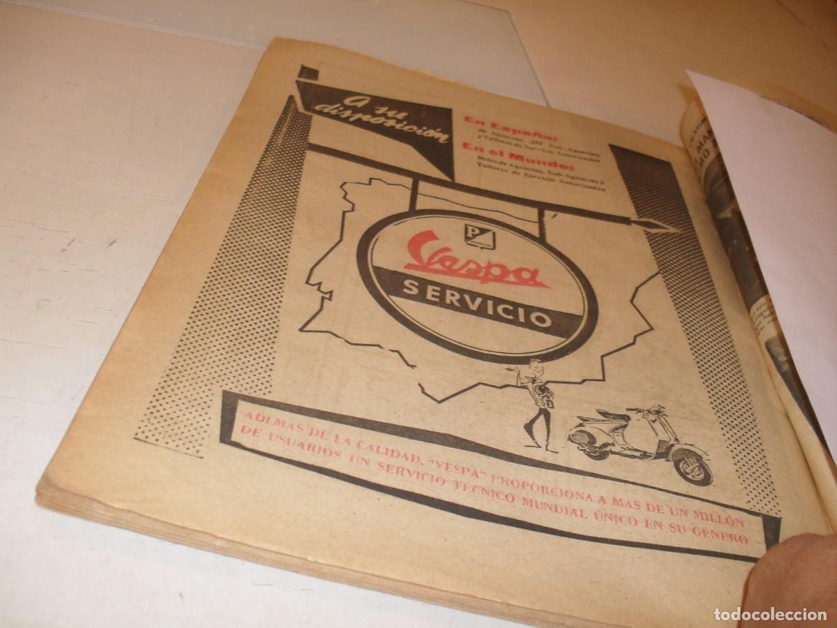 Cat&aacute;logos publicitarios: (REF 93),BELLA LAMINA PUBLICITARIA MOTOS VESPA+SECCION CHISTES,EDITADO EN 1957