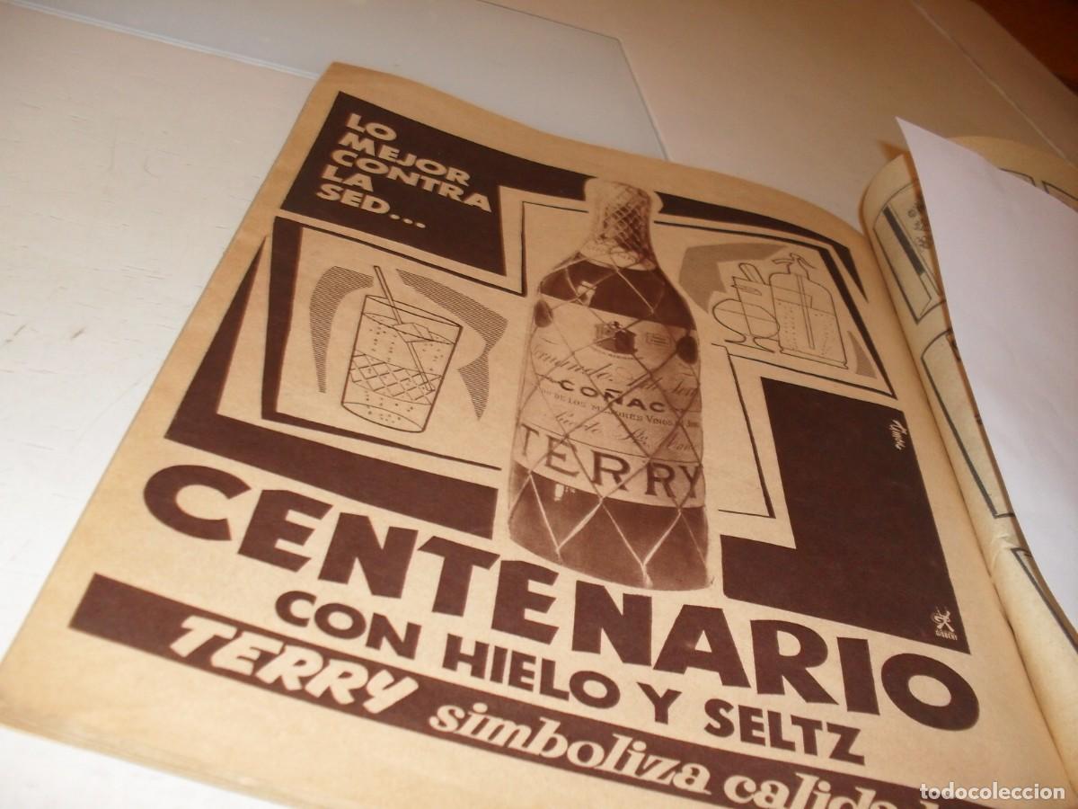 Cat&aacute;logos publicitarios: (REF 93),BELLA LAMINA PUBLICITARIA CO&Ntilde;AC CENTENARIO TERRY,EDITADO EN 1957
