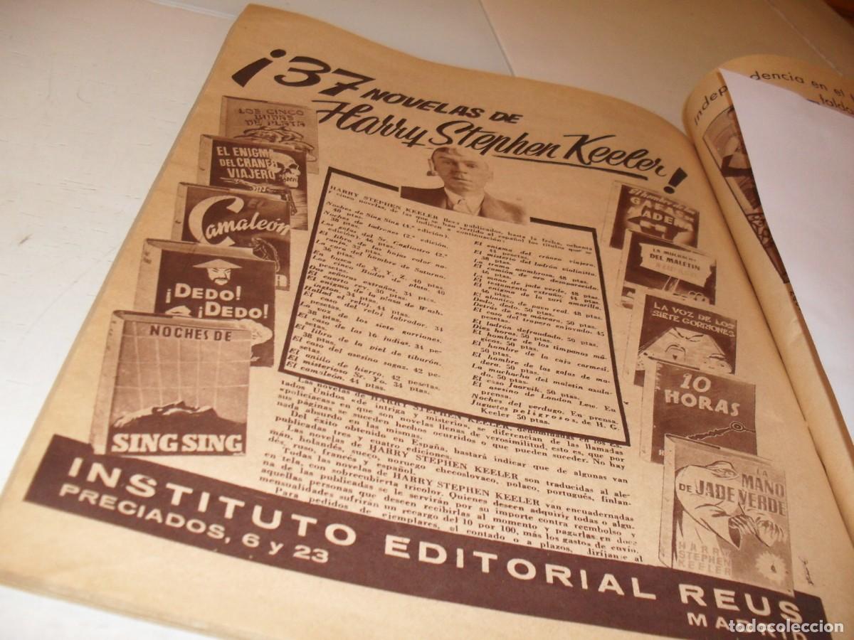 Cat&aacute;logos publicitarios: (REF 93),BELLA LAMINA PUBLICITARIA 37 NOVELAS H.S.KEELER,EDITADO EN 1957