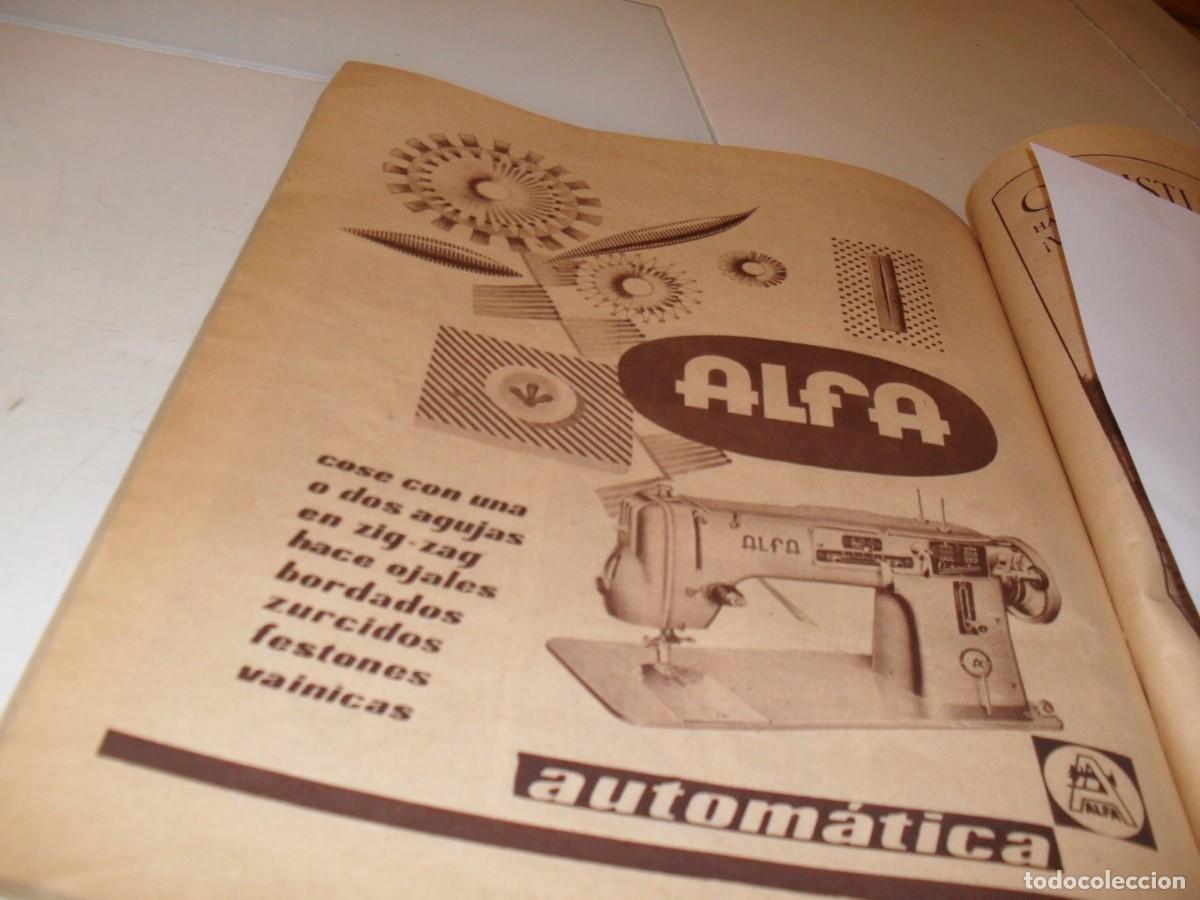 Cat&aacute;logos publicitarios: (REF 93),BELLA LAMINA PUBLICITARIA MAQUINAS DE COSER ALFA,EDITADO EN 1957